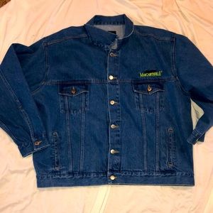 Margaritaville Denim Jacket Myrtle Beach Embroidered 2X Never Been Worn